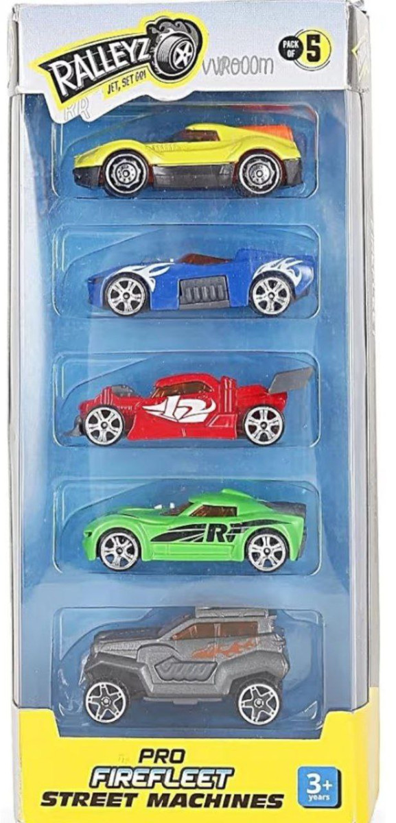Ralleyz Die Cast Cars Pack Of 5 For 239