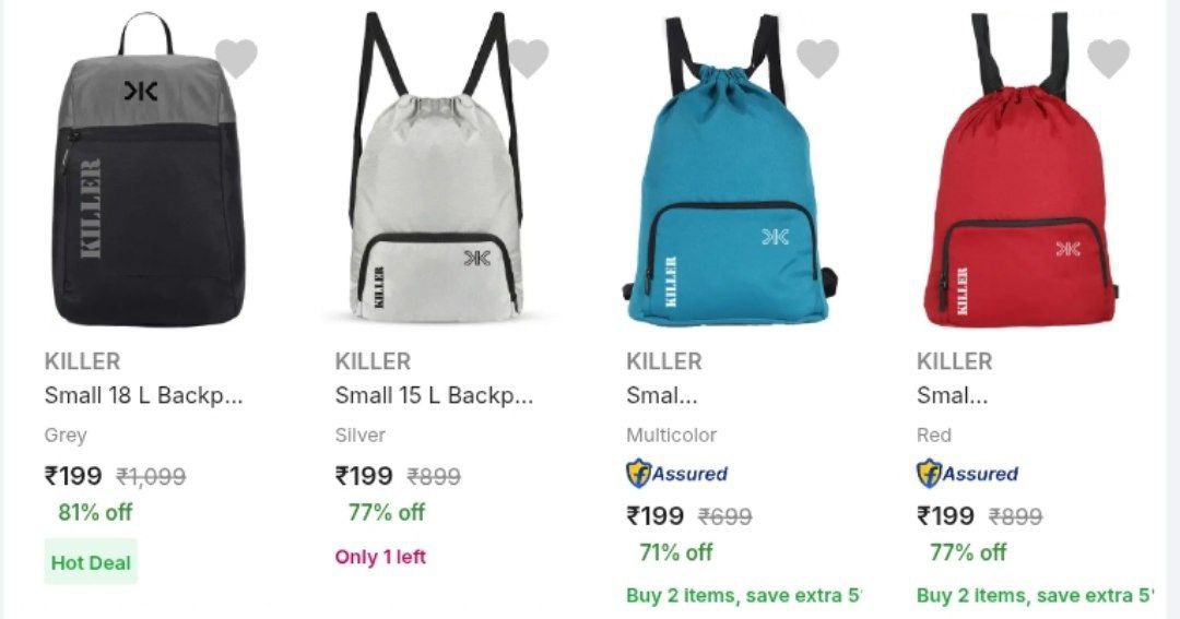 Flipkart 85 On Branded Backpack Master Link Skybags Safari Provogue Aristoc