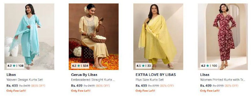 88 On Libas Women Clothing Kurta Kurta Set Click Here To Join All Deals