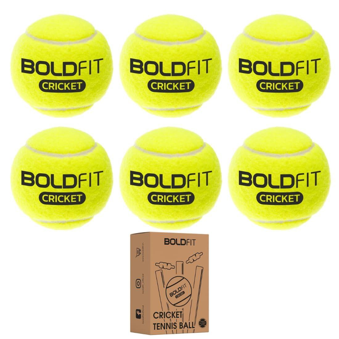 Boldfit Lightweight Rubber Tennis Balls For Court And Turf 329