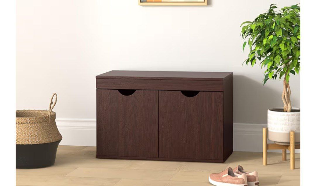 Solimo Sauron Engineered Wood 2 Door Shoe Rack 2599