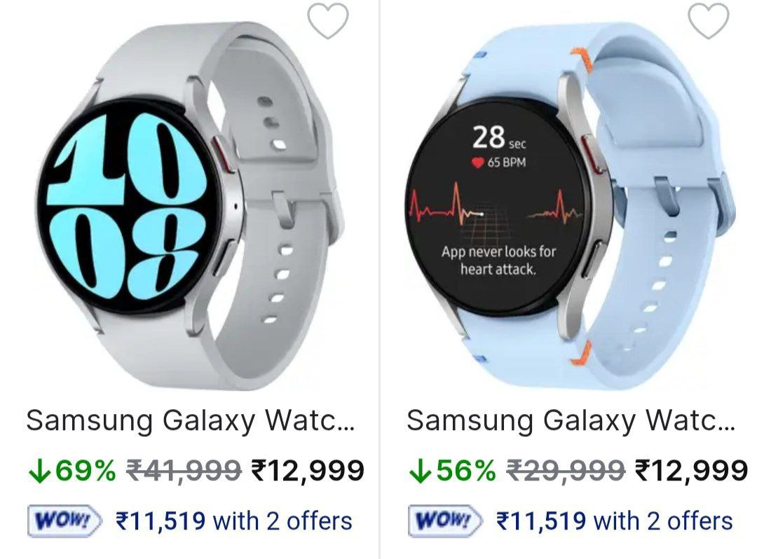 Dropapple Samsung Smartwatches Starting At 8999