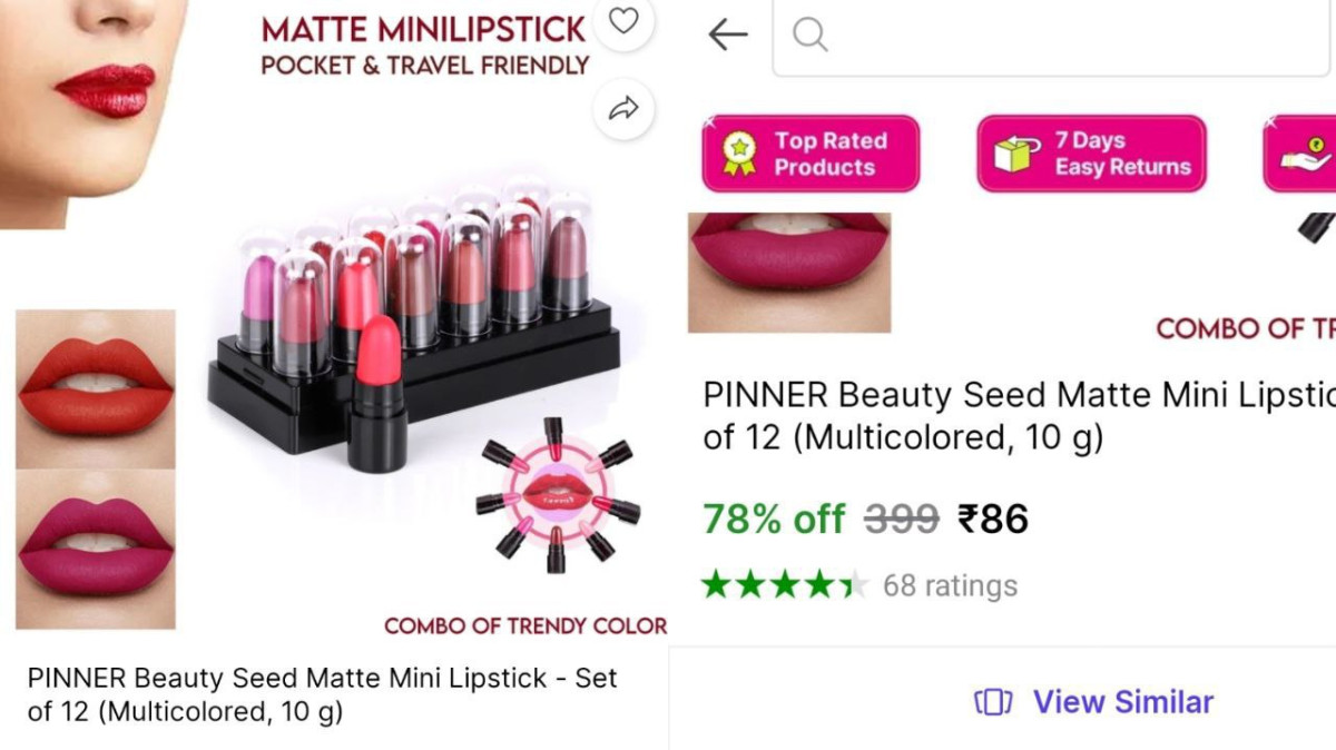 Pack Of 12 Lipstick 86
