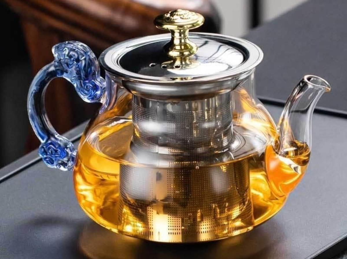 Glass Tea Pot With Stainless Steel Infuser (500ml) At 397