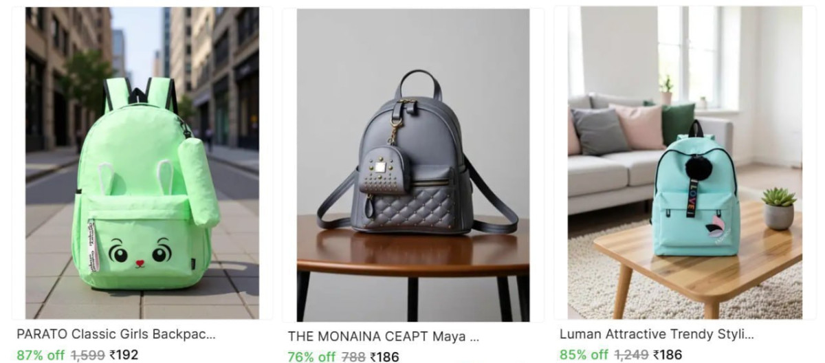 Women Stylish College Backpack186 192 186
