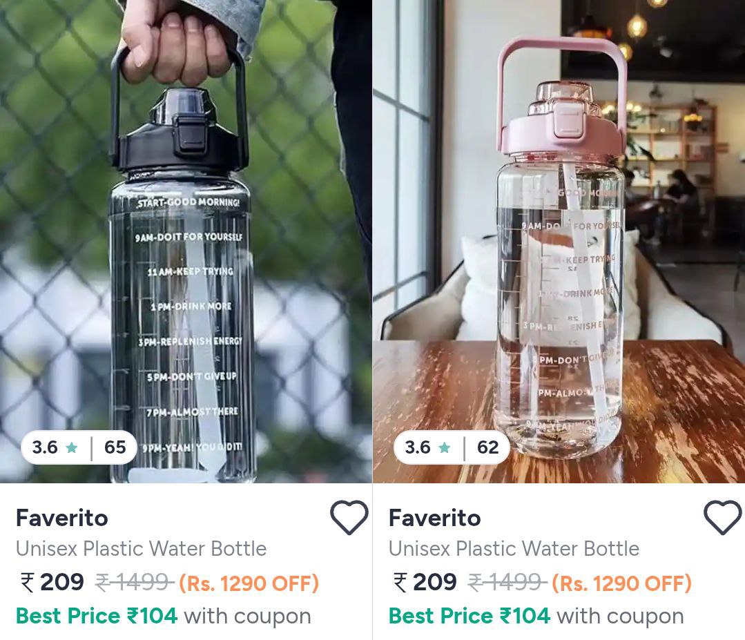 Myntra Water Bottles Starting At 209 - Lunch Box Starting At 159 -