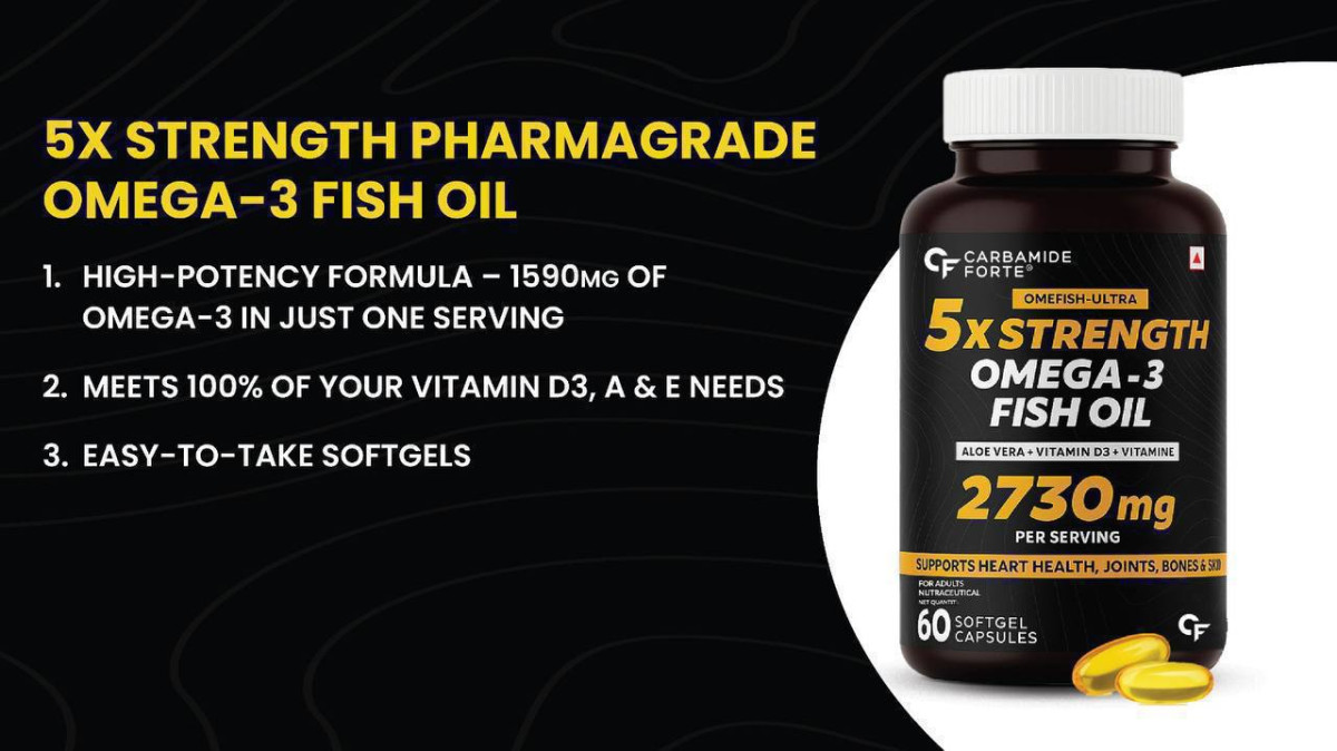 Amazon Loot Cf 5x Strength Fishoil 2730mg - 60 Caps 539 - Lemon Flavored La