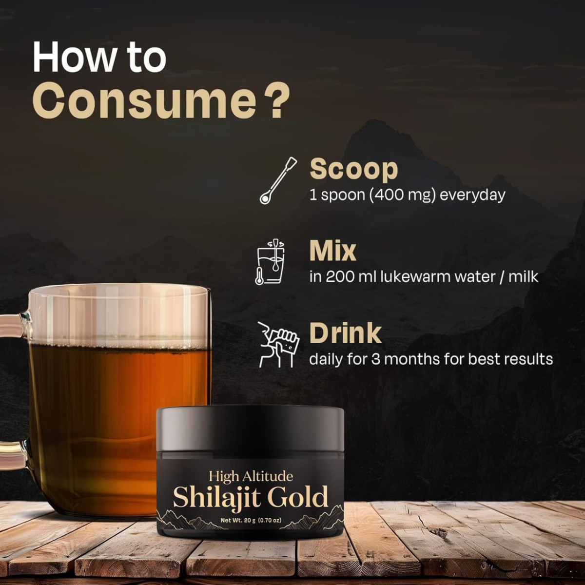 Shilajit Gold Resin 20g 399 Apply 300 Coupon