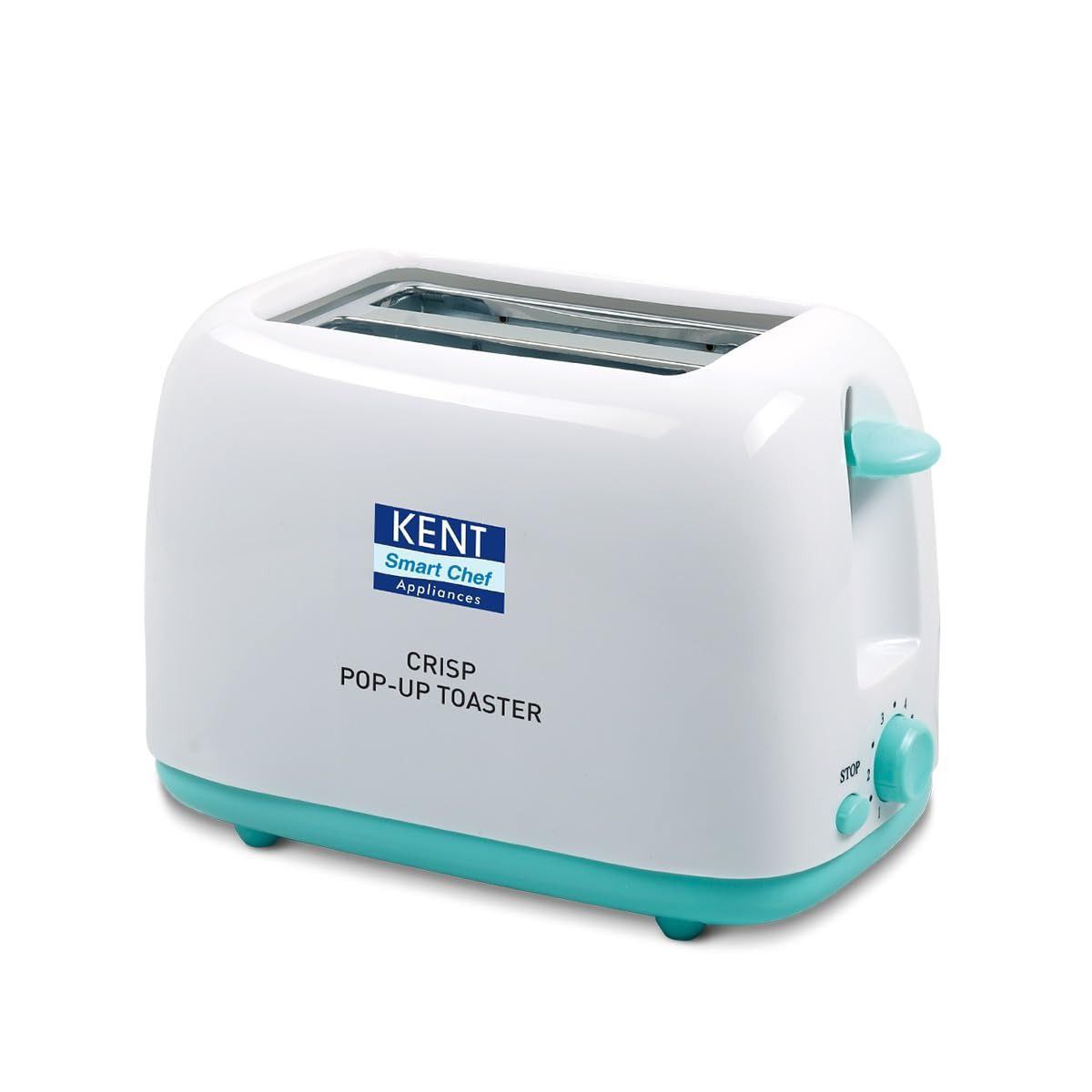 Kent Crisp Pop Up Toaster 750 Watts 2 Slice Automatic Pop Up Electric Toast