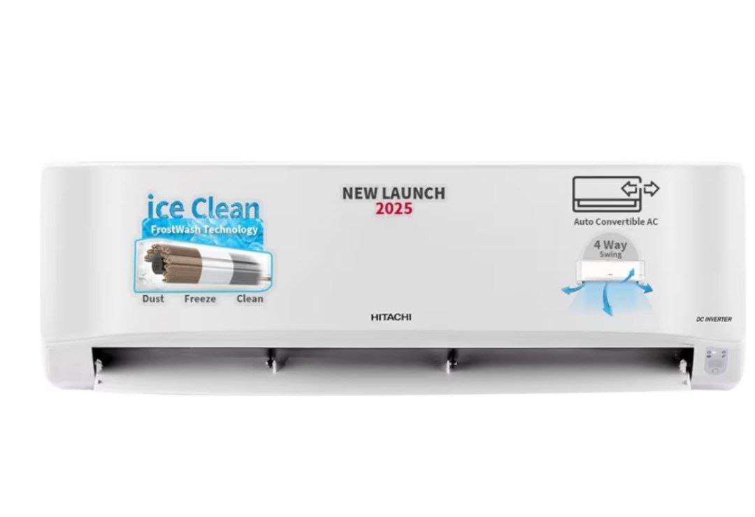 Hitachi 1 5 Ton Class 3 Star Inverter Split Ac 28740apply 1000 Coupon Flat 