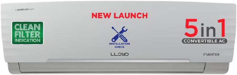 Lloyd 1 5 Ton 3 Star Inverter Split Ac At 33 490 Apply 1 000 Coupon Get 3 5