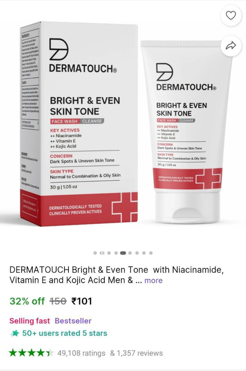 Dermatouch Face Wash 101