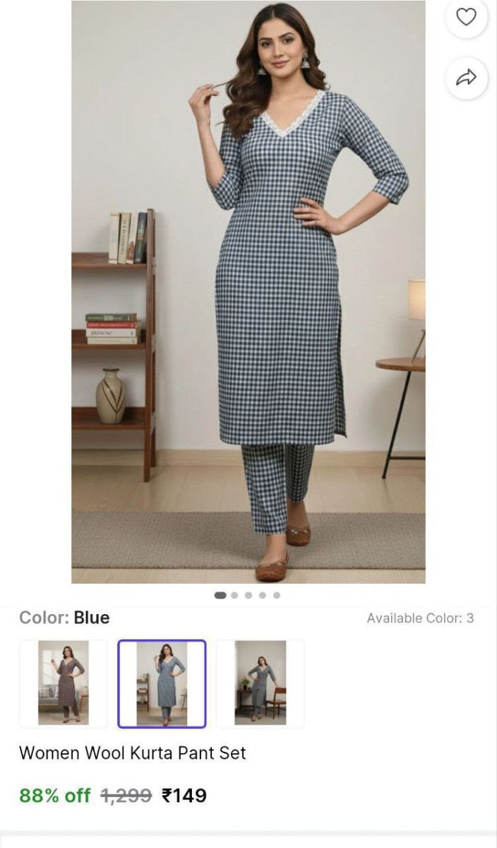 Woolen Kurta Pant 149