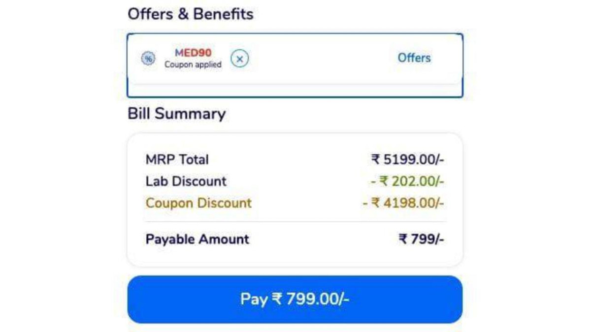 Medibuddy Flat 4400 On Medibuddy Full Body Health Check-up 84 Lab Tests Inc