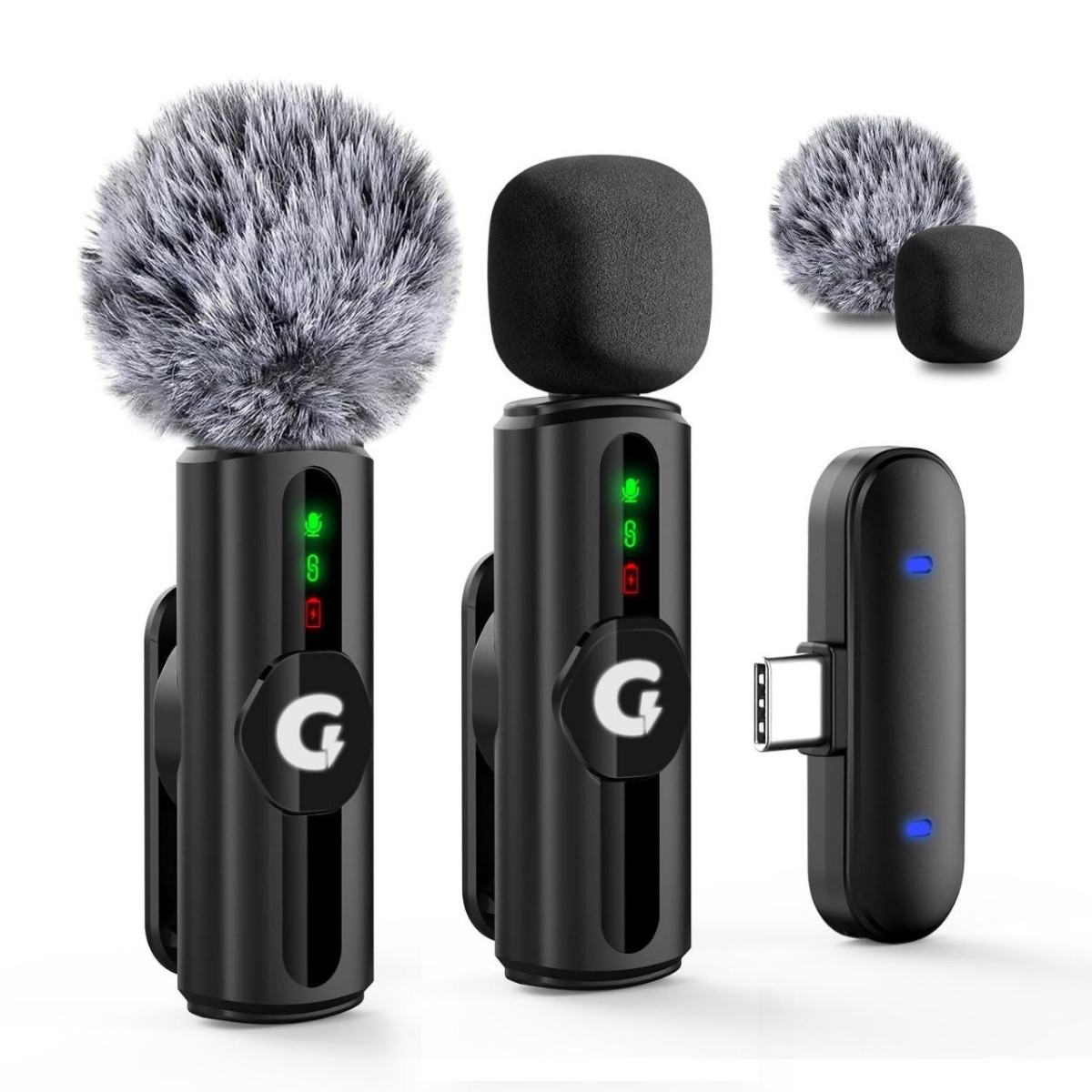 Grenaro Mic For Youtube Wireless 3-level Adjustable Noise Reduction Mic Wir