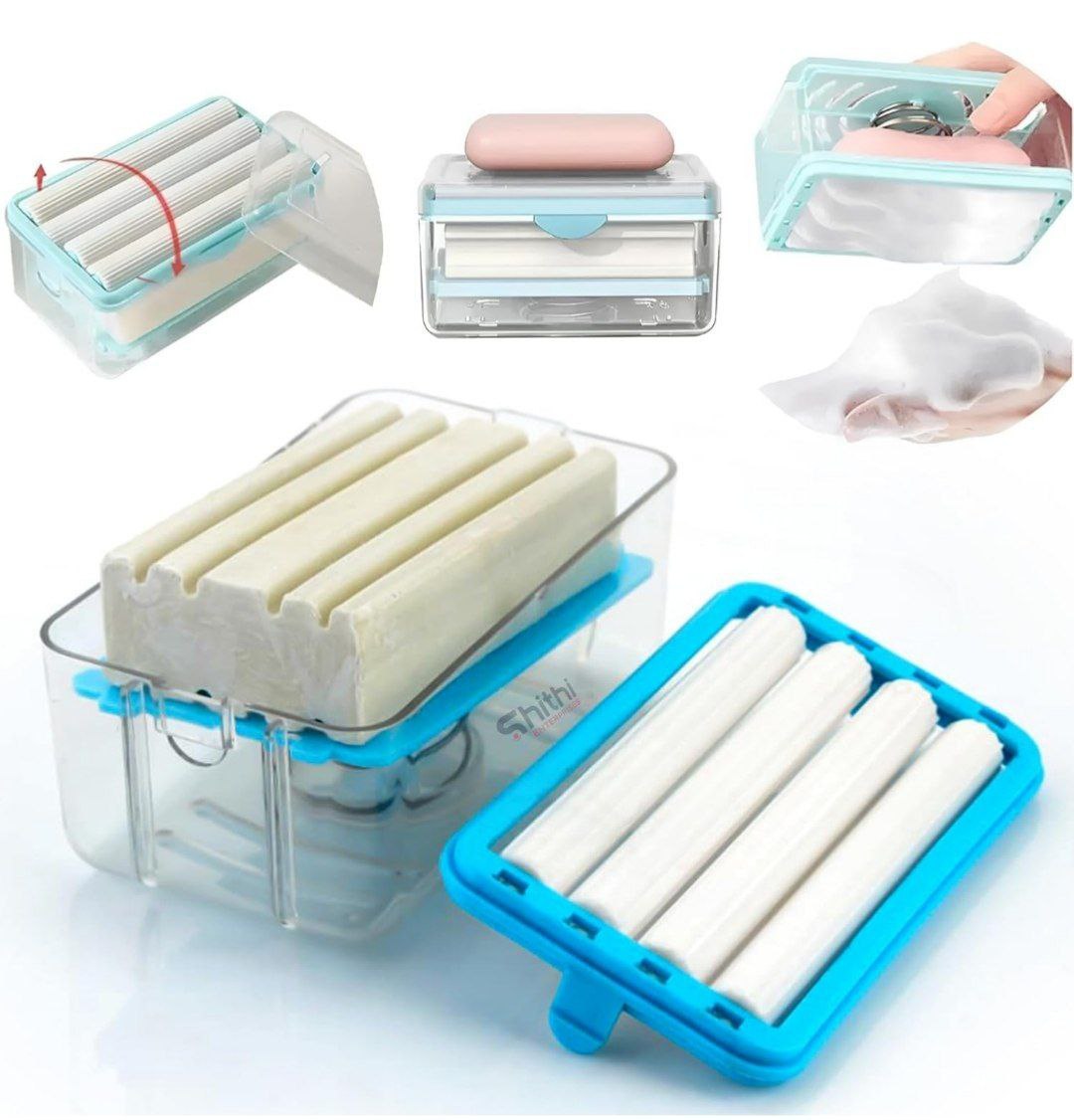-in-1 Soap Roller Dispenser For Laundry Hands- Soap Saver Box 229