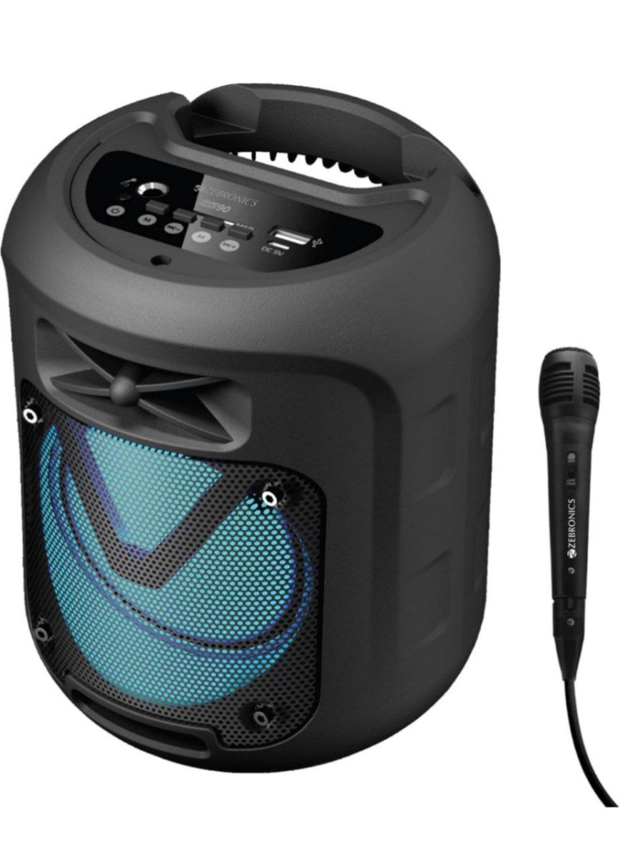 Zebronics Sound Feast 90 10w Output Portable Wireless Speaker With Bluetoot