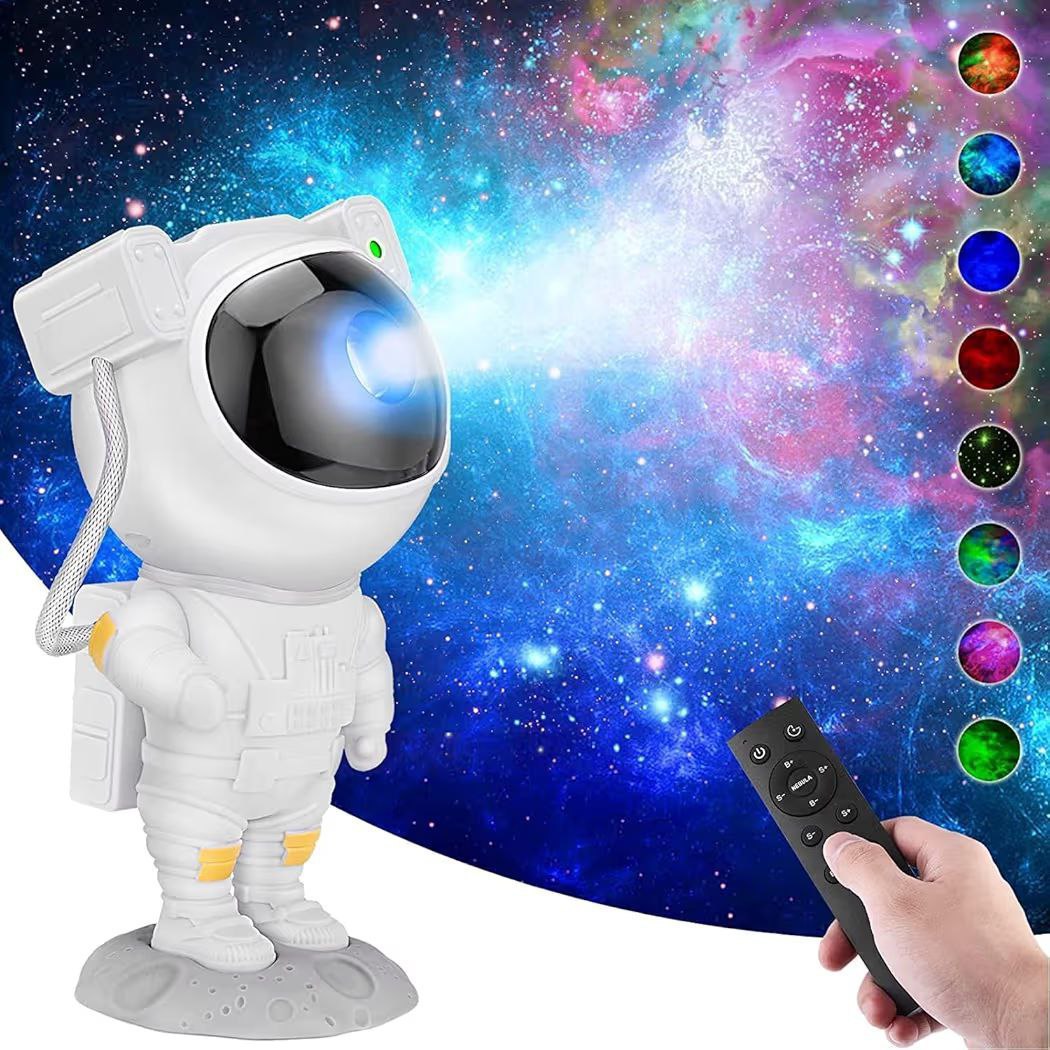 Desidiya Astronaut Light Projector 360 Galaxy Star Projector With Timer Rem