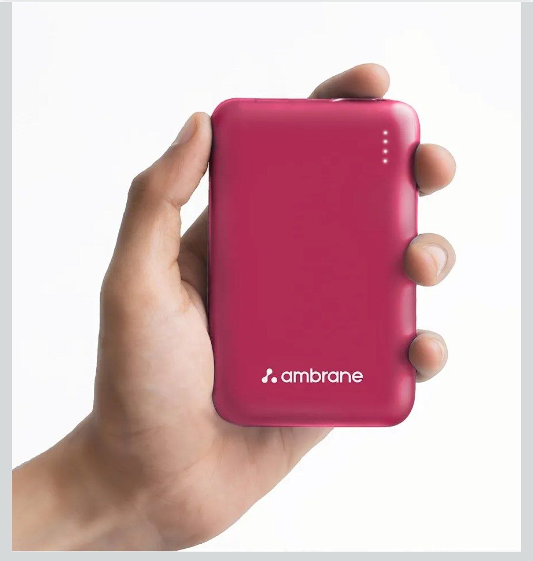 Ambrane 10000mah Slimmest Compact (pocket Bag Friendly) Powerbank 22 5w Fas