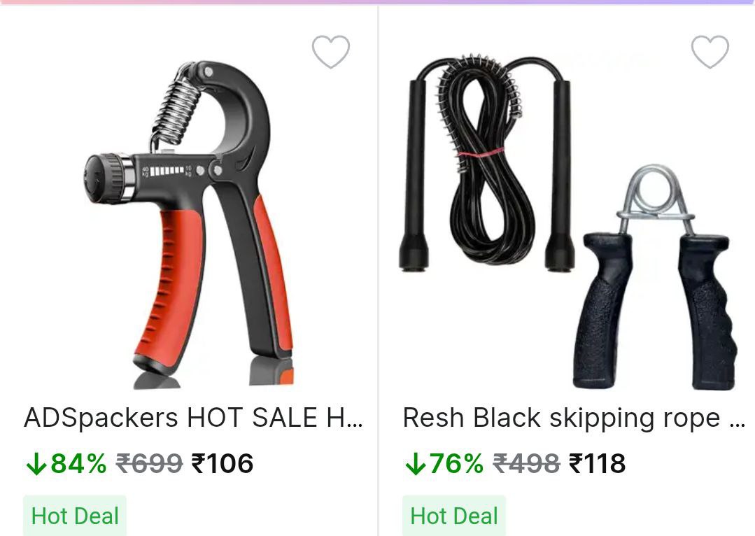 Flipkart 84 On Gym Fitness Kits Starting 106 Links