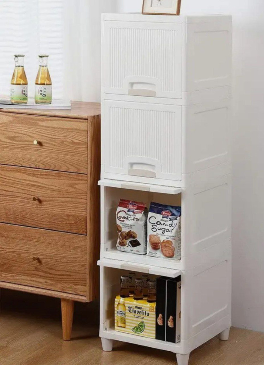 Compartment Plastic Chest Of Drawers 892(with )