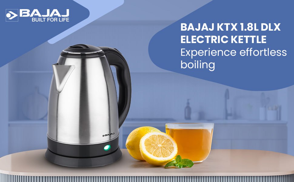 Bajaj Ktx 1 8 Litre Dlx Electric Kettle 649