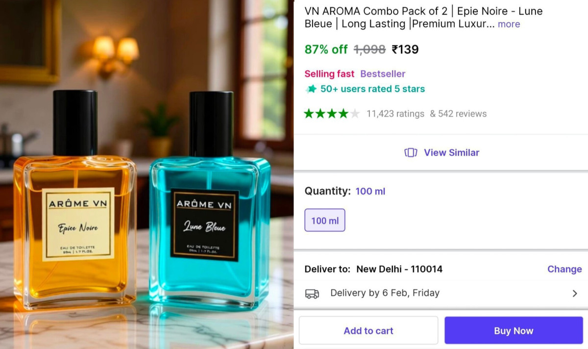Grab Pack Of 2 Perfume At 139