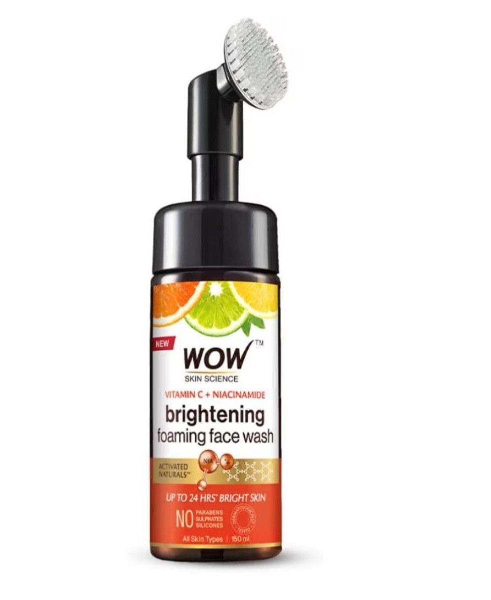 Wow Skin Science Brightening Vitamin C Niacinamide Foaming Face Wash 150 Ml