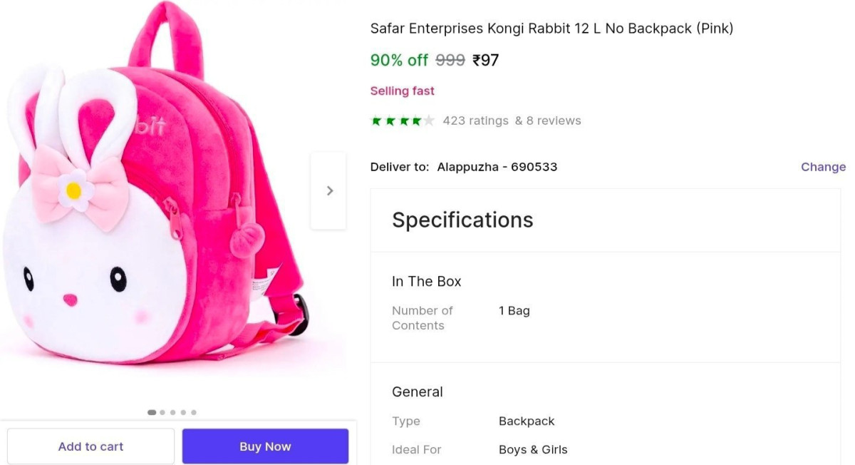 Kid S School Backpack At 97
