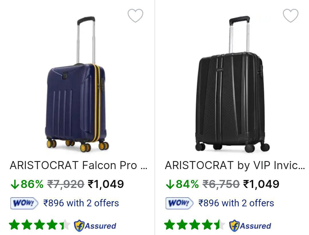 Flipkart Loot 85 On Branded Luggage Master Link Small Medium Large Pack Of 