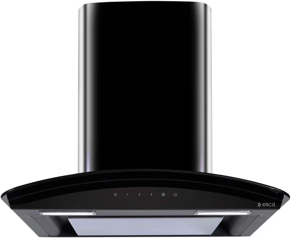 Elica Deep Silent Kitchen Chimney With Eds3 Technology (glace Eds He Ltw 60