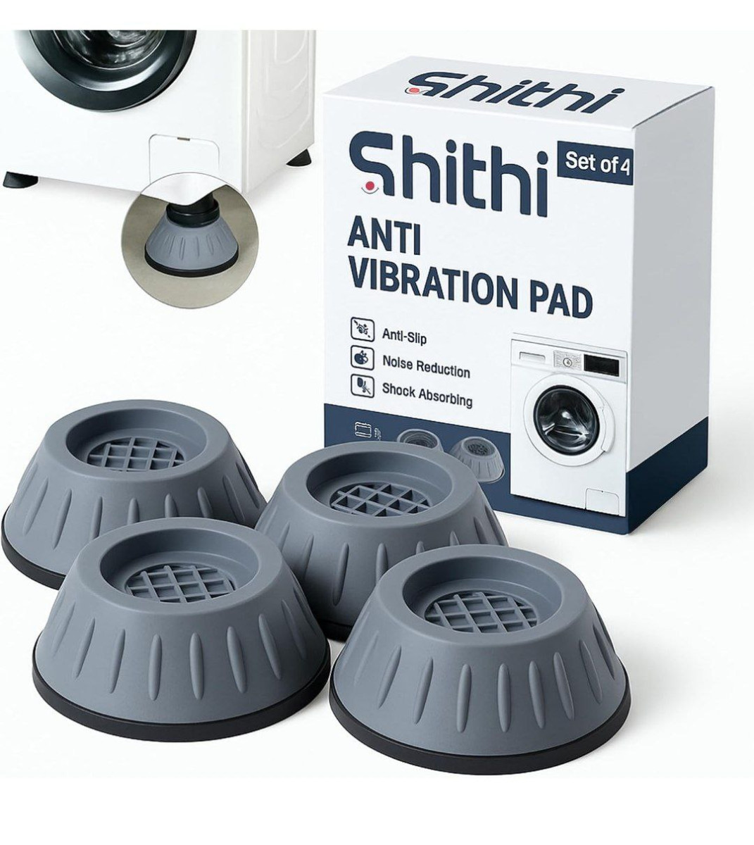 Anti Vibration Pads For Washing Machine - Set Of 4 189