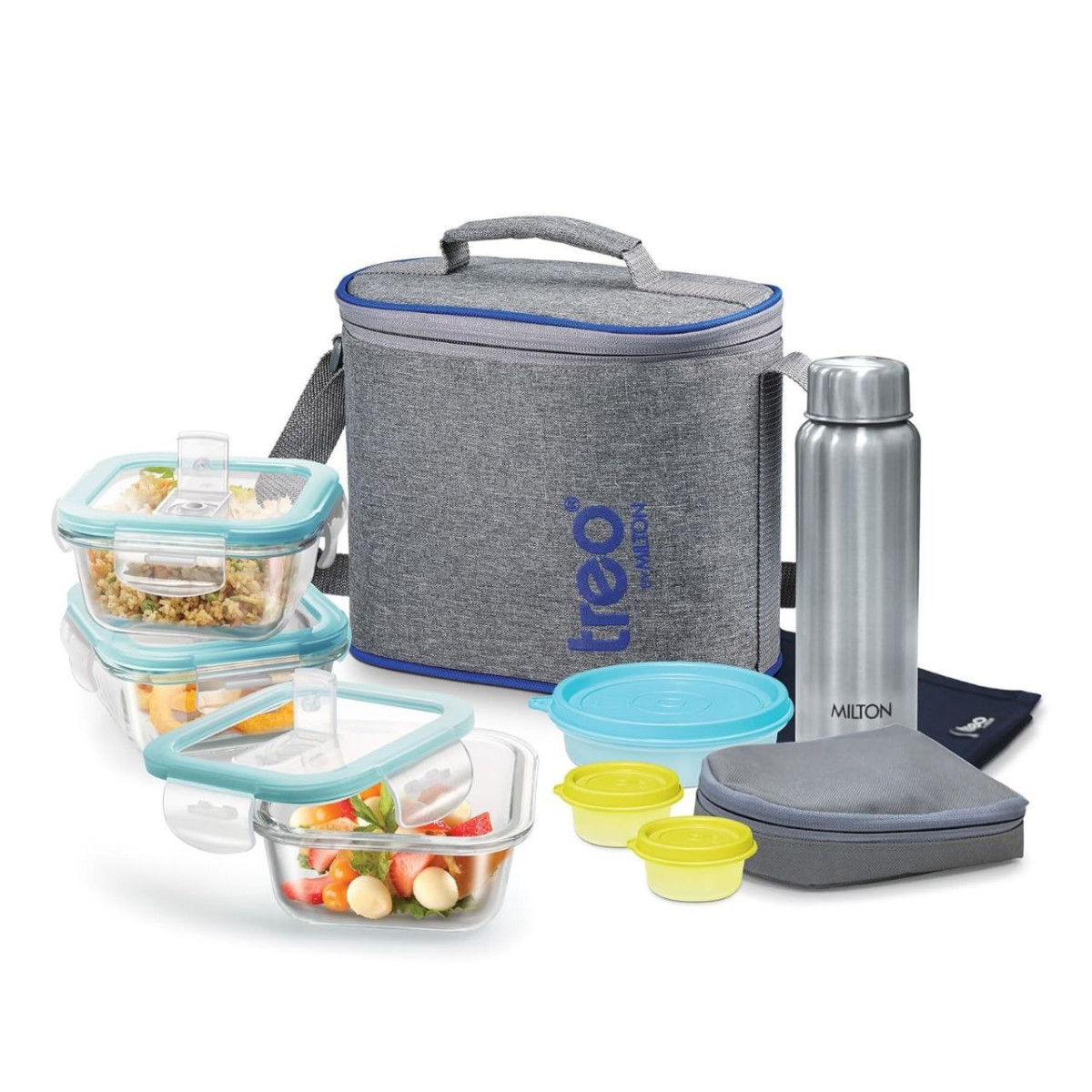Treo By Milton All Fresh Premier Tiffin Square Set Of 8 879