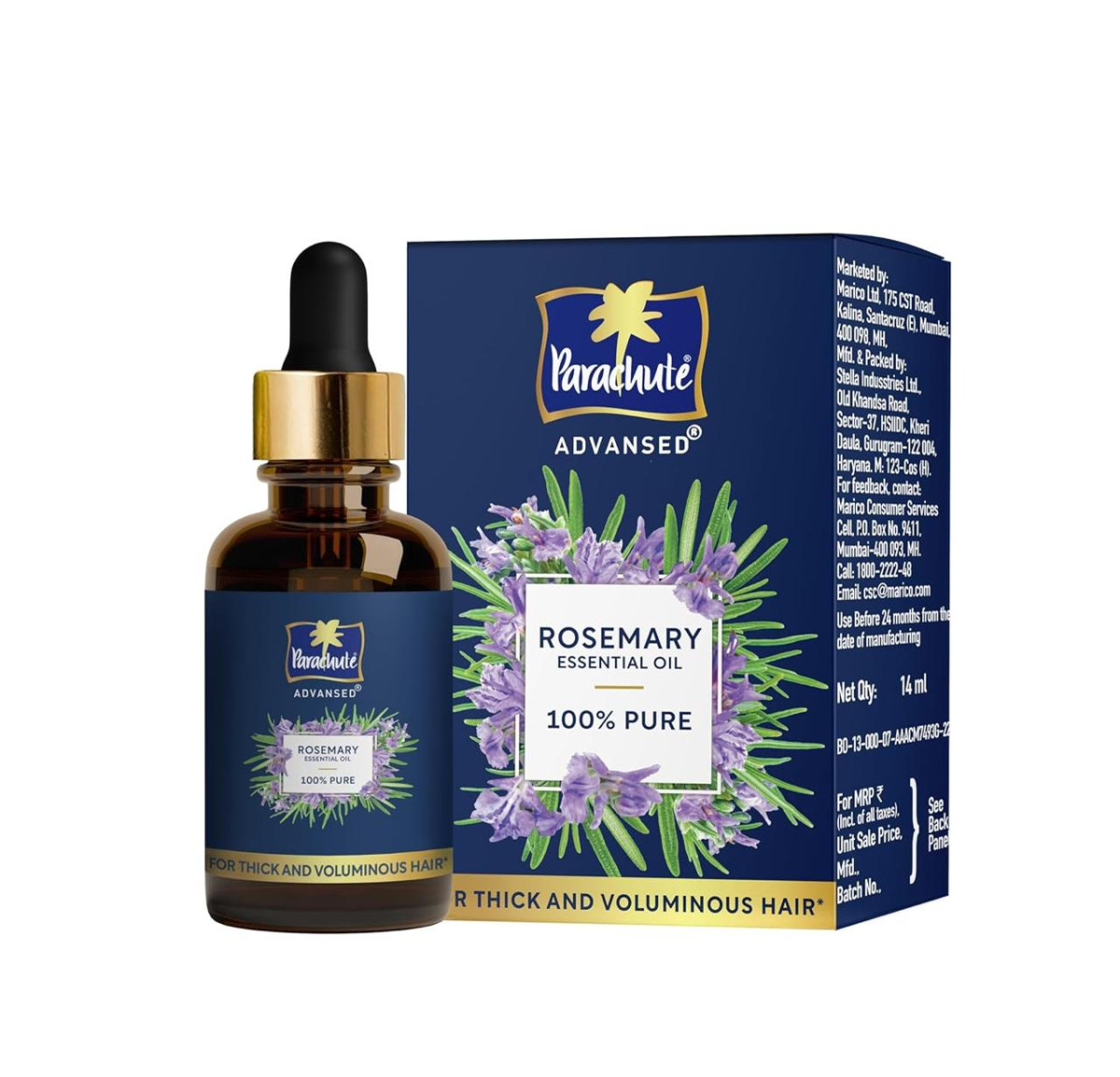 Parachute Advansed Rosemary Essential Oil 14ml 200