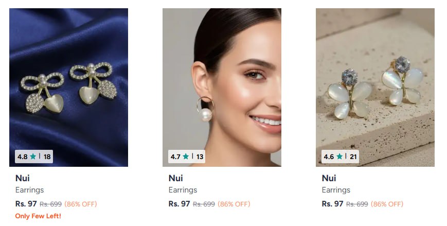 Nui Earrings Under 99 More Deals Click Here Must Read