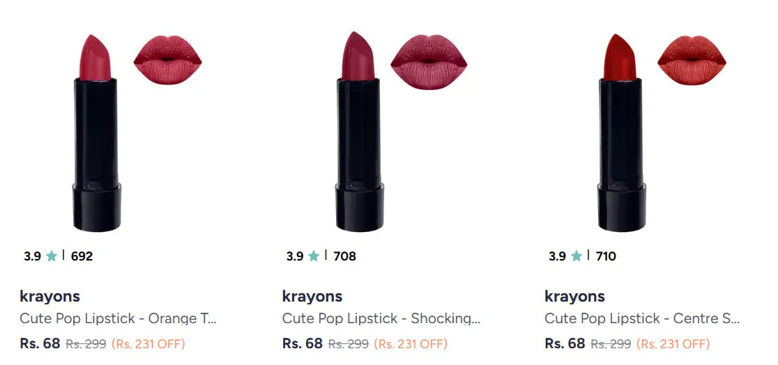Lipstick From 68 More Deals Click Here Must Read