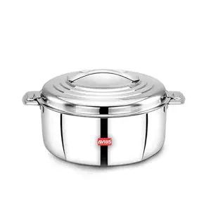 Avias Platina Premium 1500 Ml Double Wall Insulated Stainless Steel Cassero