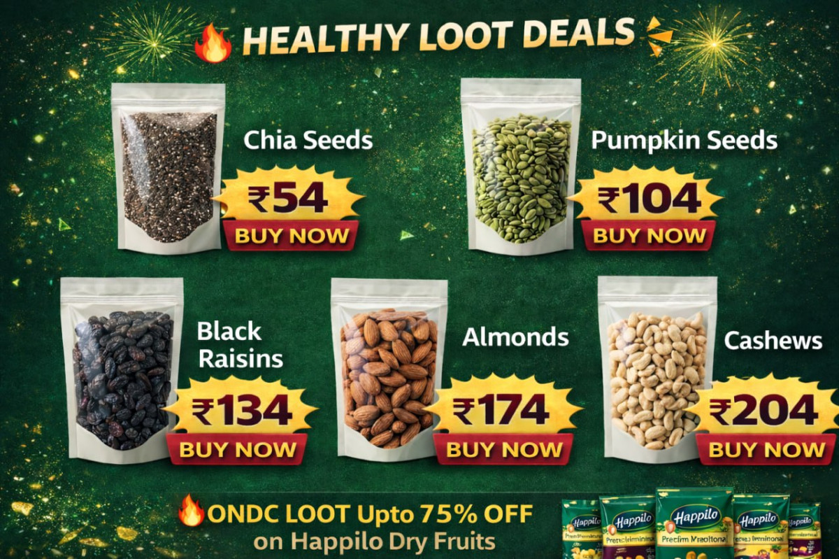 Ondc Loot 75 On Happilo Dry Fruits Shipping Use Code Hot45 Apply Multiple T