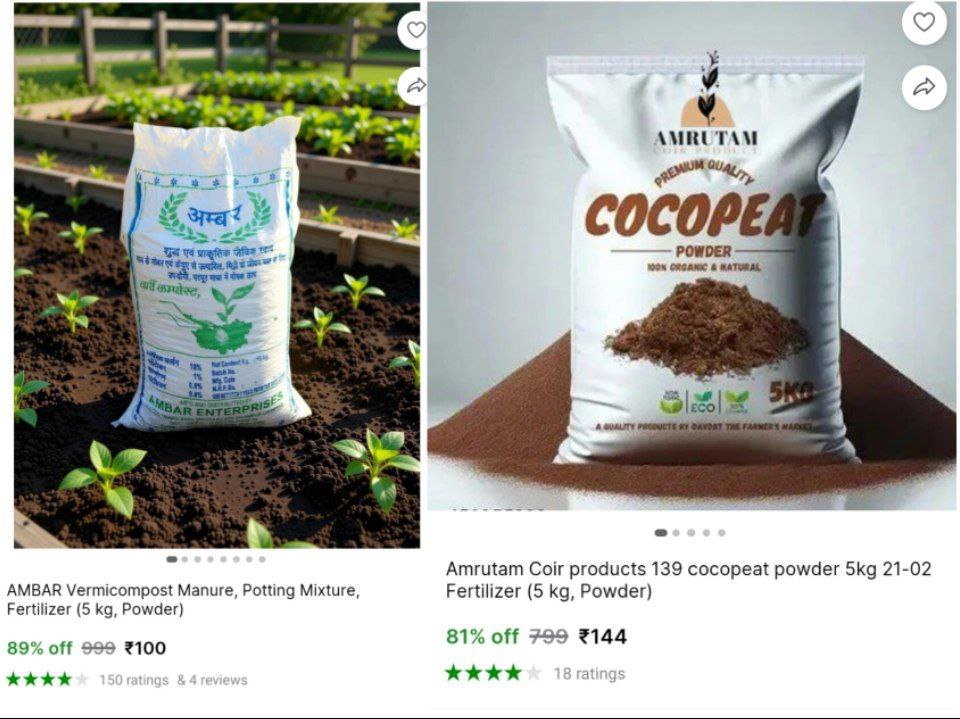 Kg Vermicompost Cocopeat 100 144