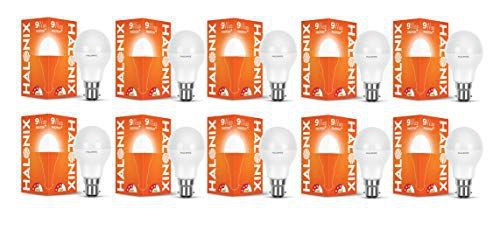 Halonix 9w B22 Led Cool White Bulb Pack Of 10