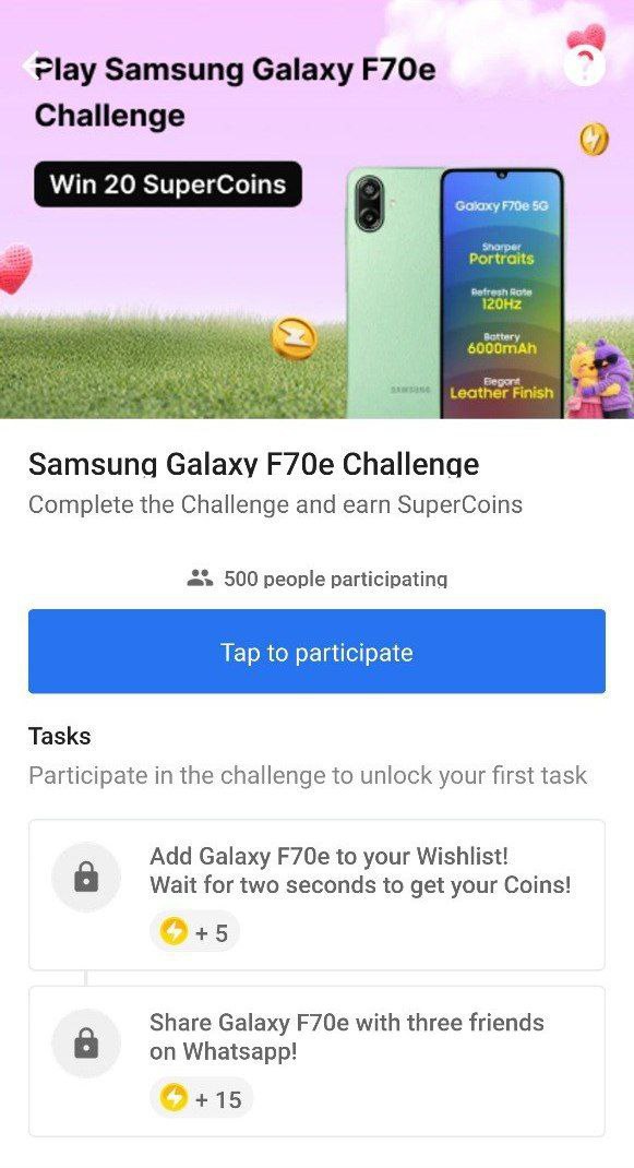 Flipkart Added New Supercoins Challenges Get 20 Sc Open Link In Flipkart Ap