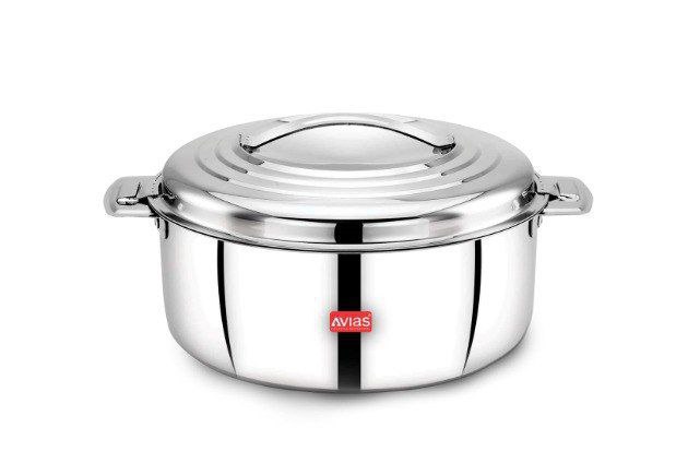 Avias Platina Premium 1500 Ml Double Wall Insulated Stainless Steel Cassero