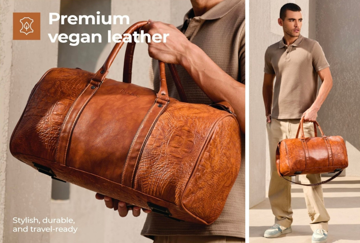 Lifelong Leatherette Stylish Spacious Weekender Duffle Bag At 499 More Deal