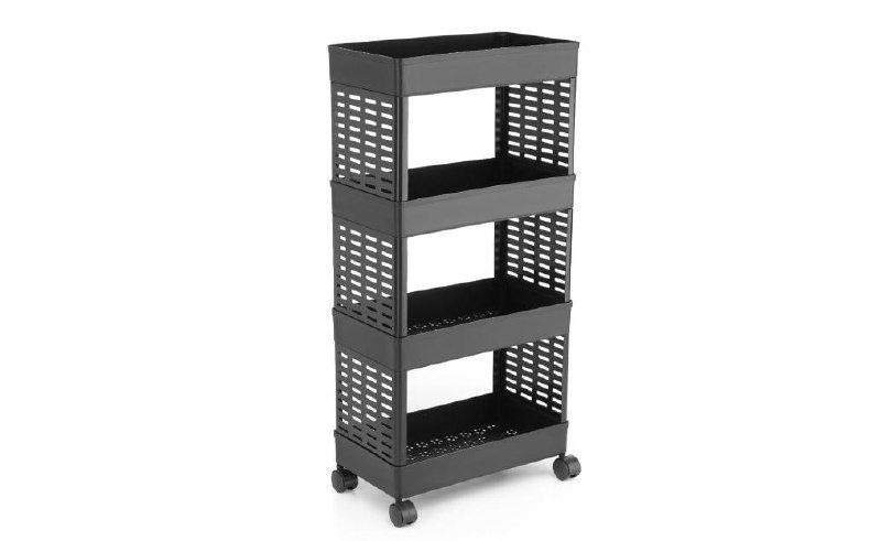 Grab Faast Plastic Multipurpose 4-tier Floor Mount Storage Shelf 499reg 600