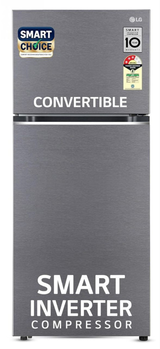 Lg Smart Choice 322 L 3 Star Frost- Smart Inverter Double Door Refrigerator