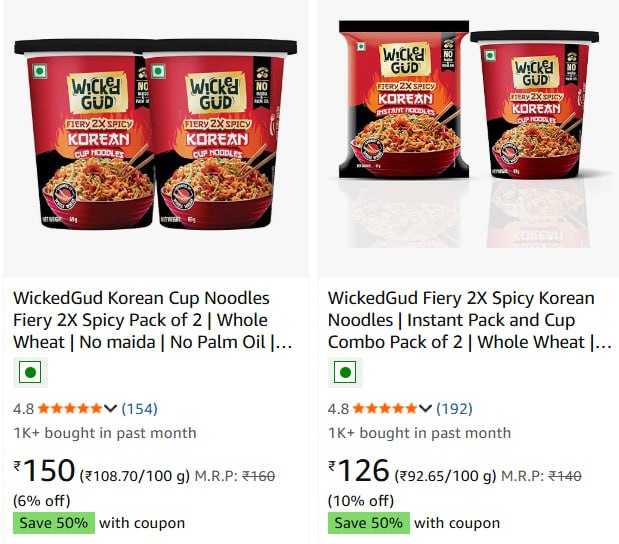 Wickedgud Noodles 50 Apply 50 Coupon More Deals Click Here Must Read