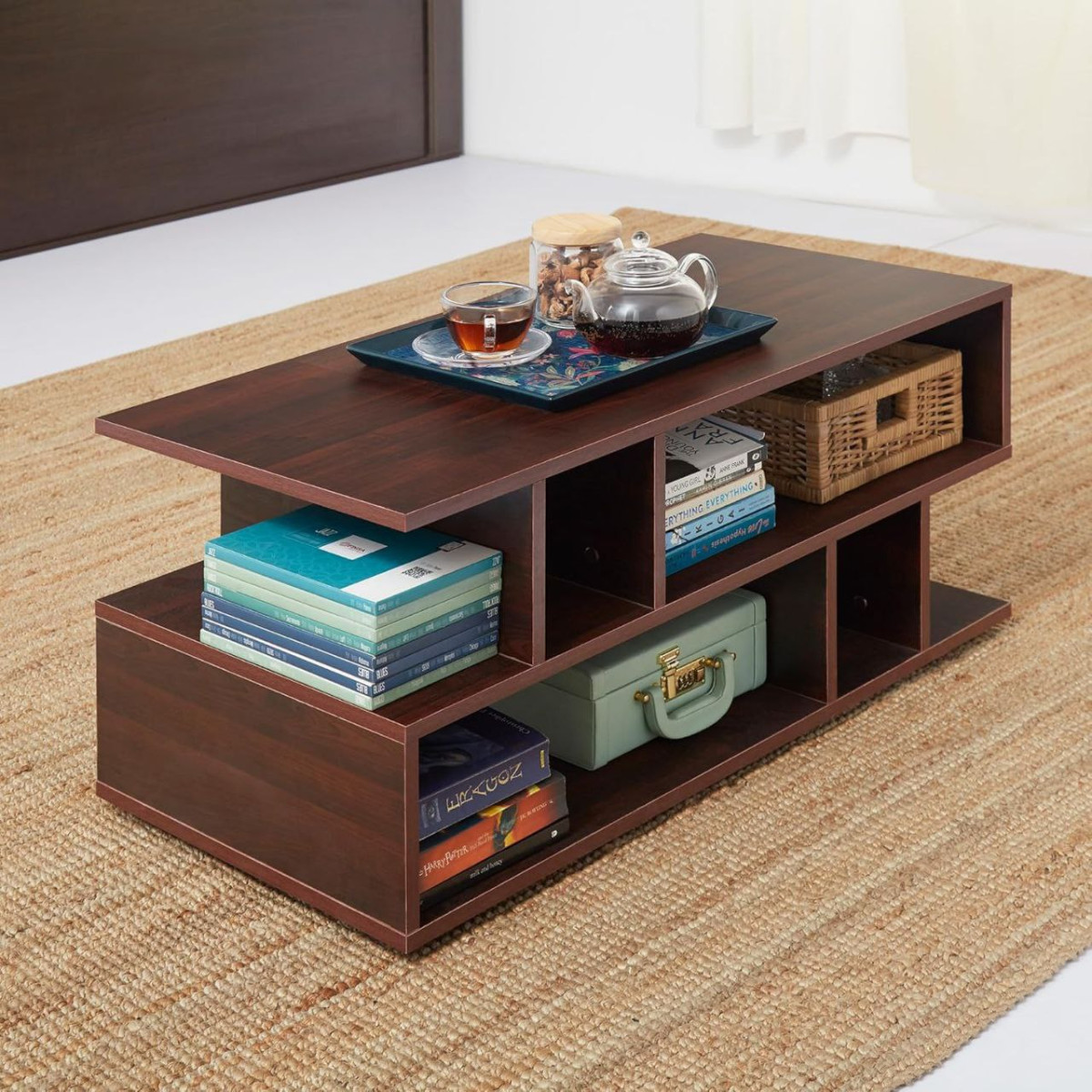 Grab 2 390500 Coupon Green Soul Carya Engineered Wood Coffee Table (walnut)