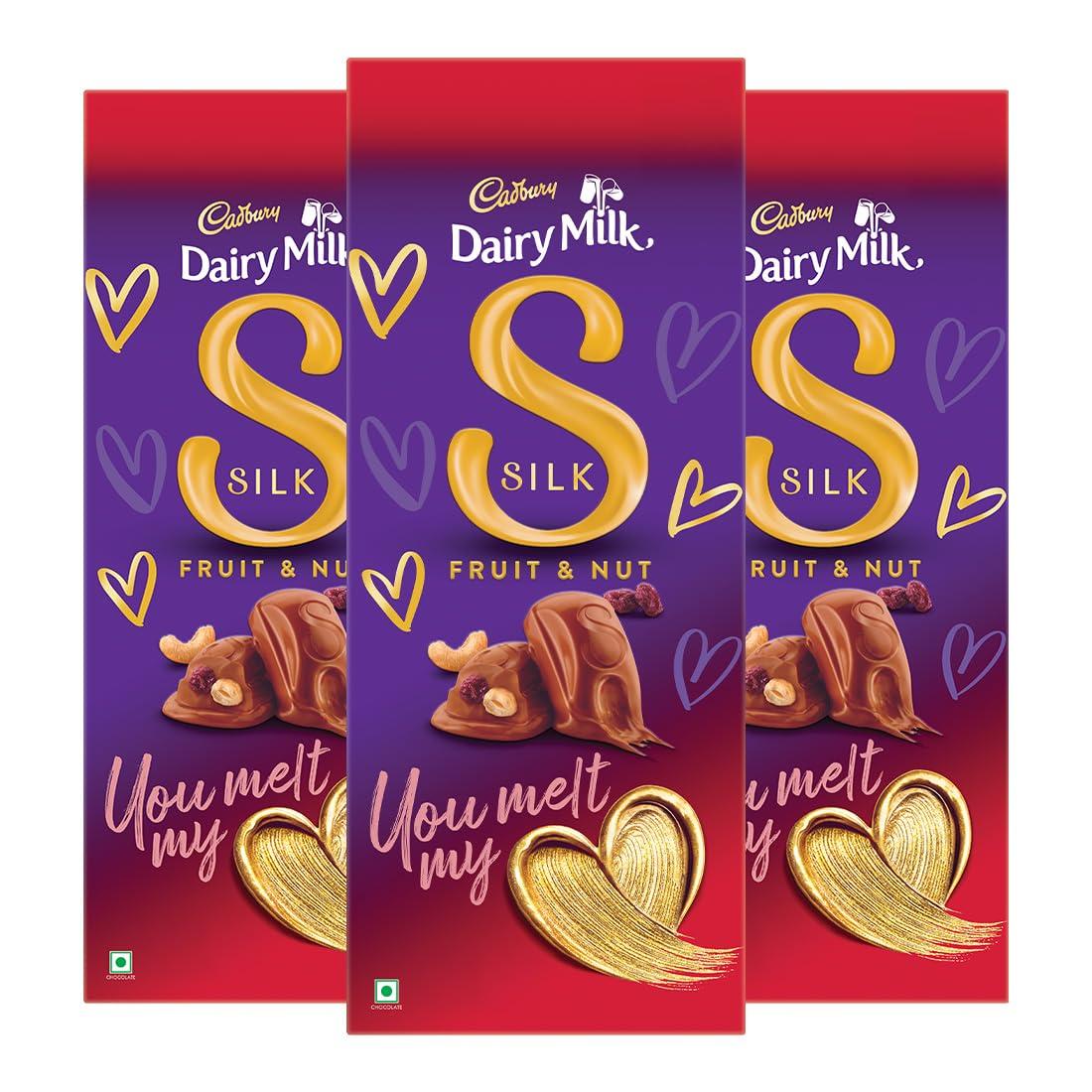 Cadbury Dairy Milk Silk Fruit And Nut Valentine S Gift Pack Chocolate Bar 1