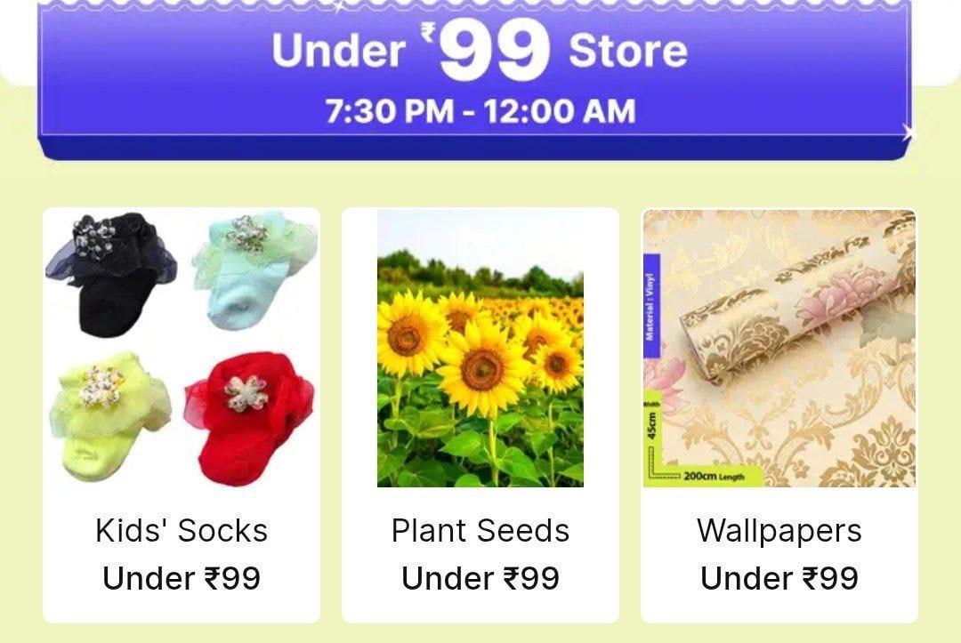Shopsy Under 99 Store