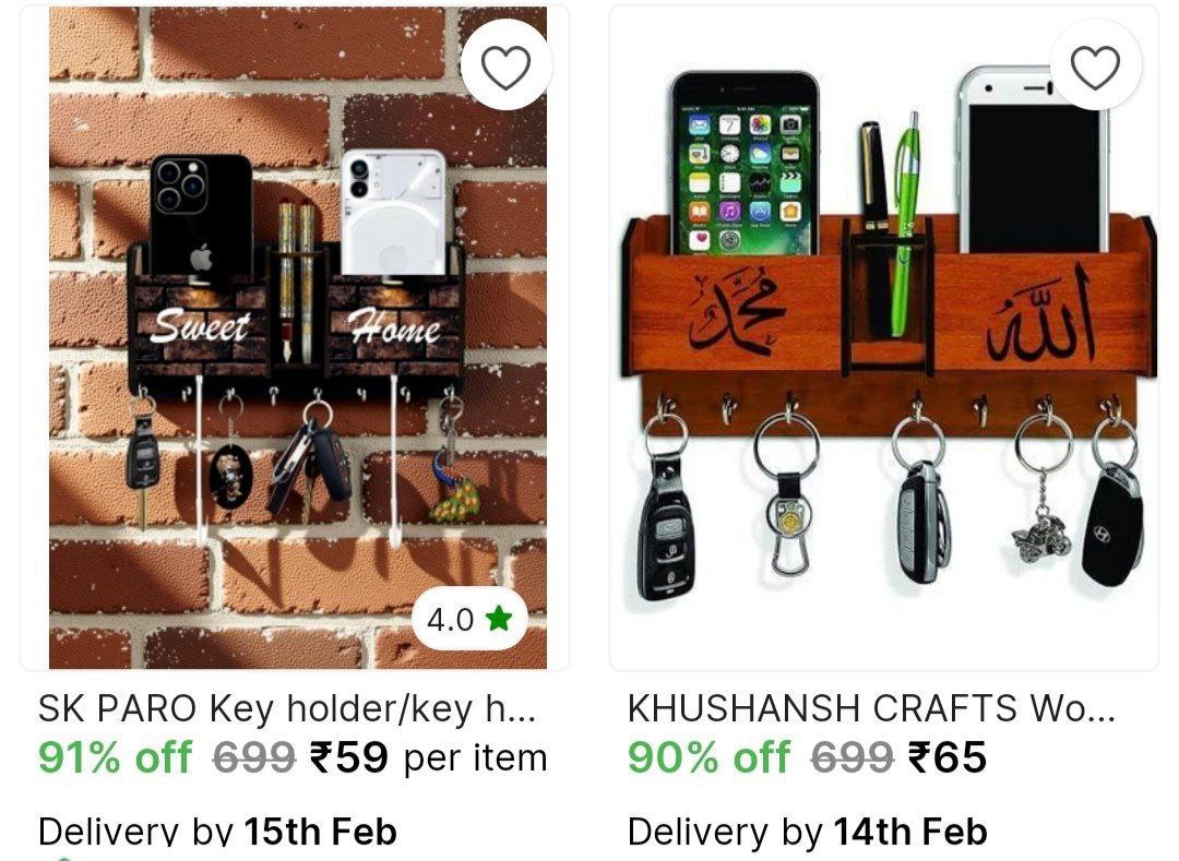 Wooden Key Holders From 59
